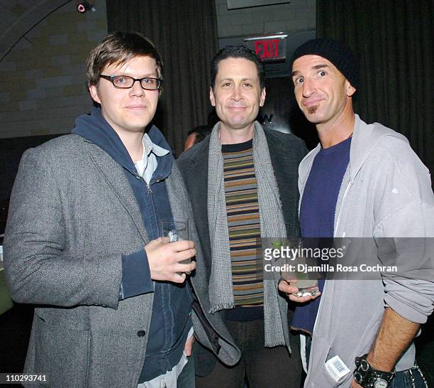James Strouse, Robert Stein and Stephen Kay at Gotham Magazine Celebrates Cover Model Mark Ruffalo with a Screening of his New Film "Zodiac" at...