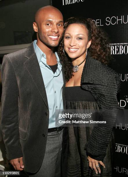 Kenny Lattimore and Chante Moore during Gaudy PR Presents a Celebration for TREBOU and the Birthday of Yvette Noel Schure at Private Residence in Los...