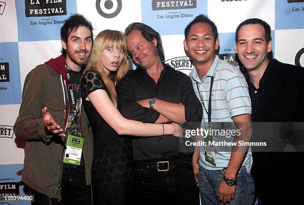 Ti West, Alexi Wasser, Larry Fessenden, director, Peter Phok and Jeff Grace