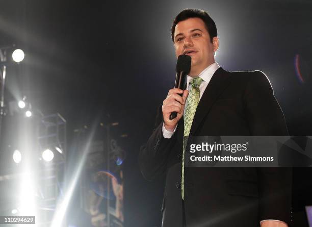 Jimmy Kimmel during "Jimmy Kimmel Live" Takes Over Hollywood Boulevard with a Live Performance by Jay Z - November 22, 2006 at Hollywood Boulevard in...