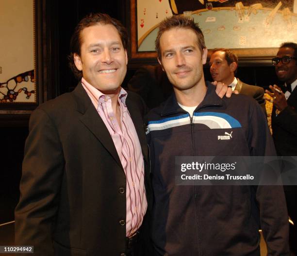 Todd White and Michael Vartan during Unveiling of Pechanga Casino's Art Collection Featuring Artist Todd White at Pechanga Casino in Temecula,...