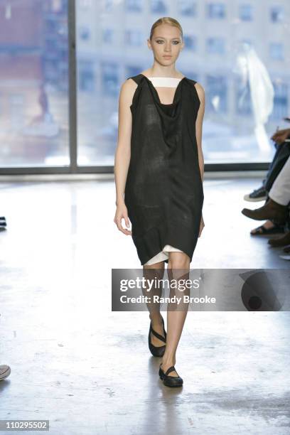 Maria Dvirnik wearing Zero Maria Cornejo Spring 2007