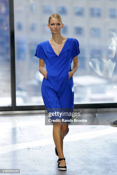 Hartje Jensen wearing Zero Maria Cornejo Spring 2007