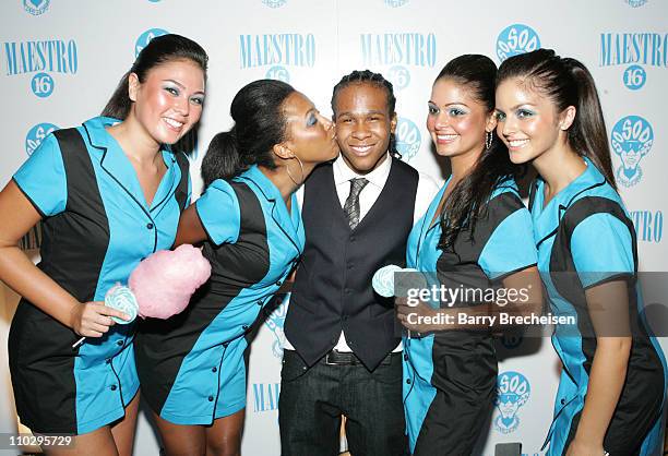 Maestro Harrell at the Maestro Harrell's Super Sweet Sixteen hosted by So So Def & MTV on August 12, 2007 at the Lucky Strikes Bowling Lanes in...