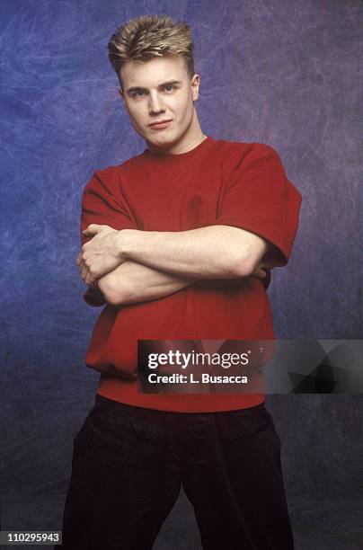 Gary Barlow of Take That during Take That Studio Session - March 1, 1993 at Studio Session in New York City, New York, United States.