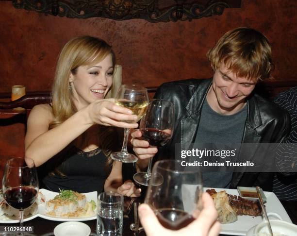 Autumn Reeser and Jesse Warren during Autumn Reeser at TAO Asian Bistro at The Venetian Hotel and Casino Resort - January 06, 2007 at TAO Asian...