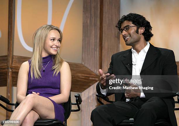 Hayden Panettiere, and Sendhil Ramamurthy. During Cast of Heroes Panel at NATPE at Mandalay Bay Convention Center in Las Vegas, Nevada, United States.