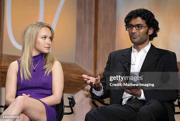 Hayden Panettiere, and Sendhil Ramamurthy. During Cast of Heroes Panel at NATPE at Mandalay Bay Convention Center in Las Vegas, Nevada, United States.