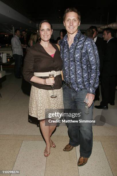 Maggie Marr and Chad Henderson during Hollywood Girls Club Book Launch Party at Area in Los Angeles, California, United States.