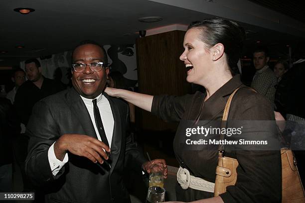 Eric Reid and Maggie Marr during Hollywood Girls Club Book Launch Party at Area in Los Angeles, California, United States.