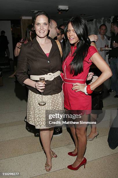 Maggie Marr and Allison Melnick during Hollywood Girls Club Book Launch Party at Area in Los Angeles, California, United States.