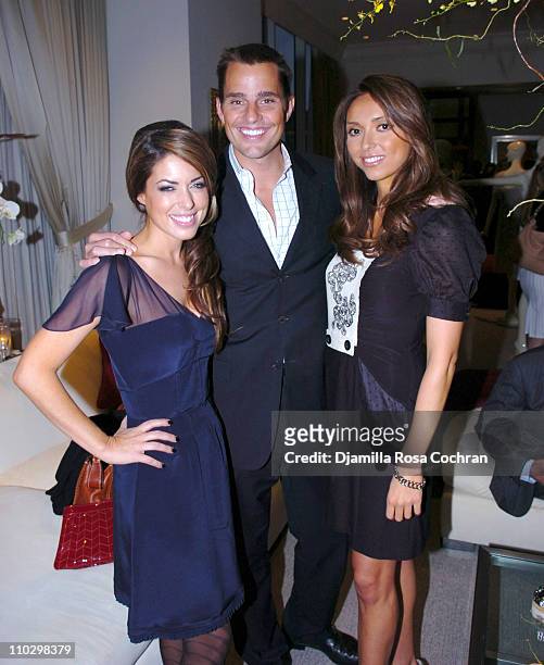 Bobbie Thomas, Bill Rancic and Giuliana DePandi during W Magazine's "The New York Affair" Party at Penthouse Four in New York City, New York, United...