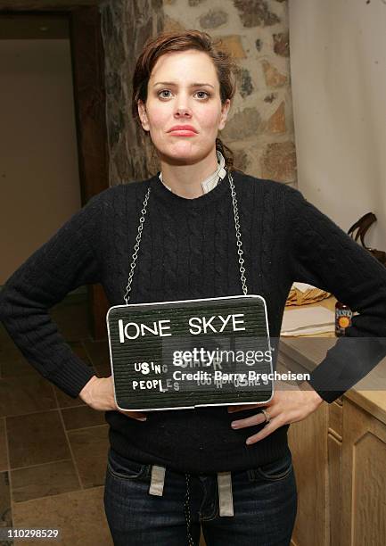 Ione Skye during 2007 Park City - Jane House with Lancome - Day 1 at Jane House in Park City, Utah, United States.