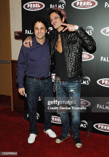 George Maloof and Tommy Lee during Grand Opening of The Pearl at The Palms with Gwen Stefani in Concert - Red Carpet Arrivals at The Pearl at The...