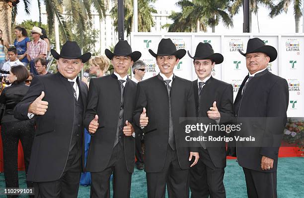 Alegres de la Sierra during Billboard Latin Music Conference and Awards 2007 - Arrivals at Bank United Center in Coral Gables, Florida, United States.