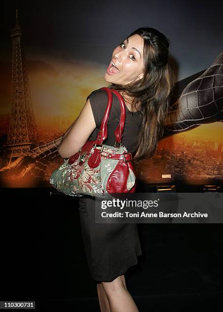 Shirley Bousquet during "Spider-Man 3" Paris Premiere - Inside Arrivals at Le Grand Rex Theater in Paris, France.