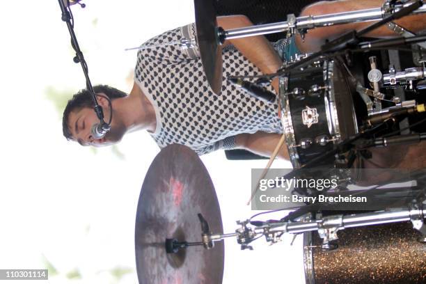 Christopher Bear of Grizzly Bear during 2007 Coachella Valley Music and Arts Festival - Day 3 at Empire Polo Field in Indio, California, United...