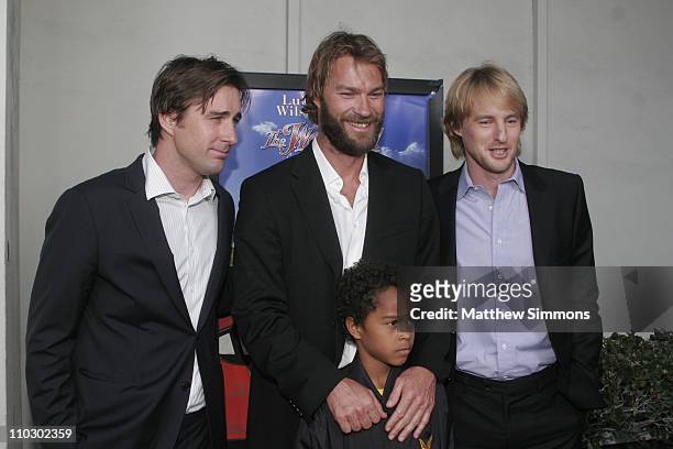 Luke Wilson, Andrew Wilson and Owen Wilson during "The Wendell Baker Story" Los Angeles Premiere - Arrivals at Writers Guild Theater in Los Angeles,...