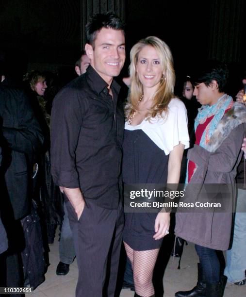 Aiden Turner and Megan Marshall during Mao Magazine Fashion Week Launch Party Hosted by Debbie Harry - January 31, 2007 at The Broad Street Ballroom...