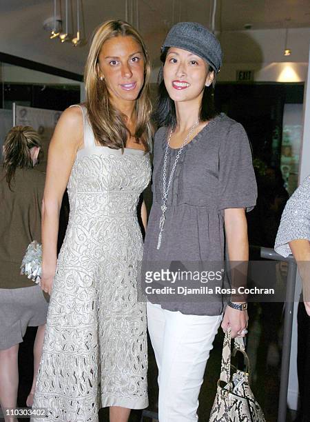 Dori Cooperman and Adelina Wong Ettelson during Launch of Design 21: Social Design Network at Fellissimo Townhouse in New York City, New York, United...