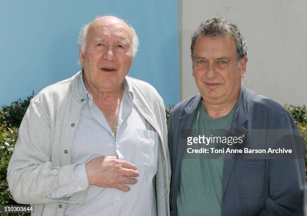 Michel Piccoli and Stephen Frears, president of the jury