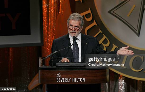 Sid Ganis, president of teh Academy of Motion Picture Arts & Sciences recipient of the Lifetime Achievement Award