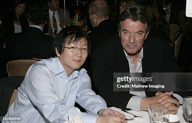 Masi Oka and Eric Braeden during The 44th ICG Publicists' Awards - Inside at The Beverly Hilton Hotel in Beverly Hills, California, United States.