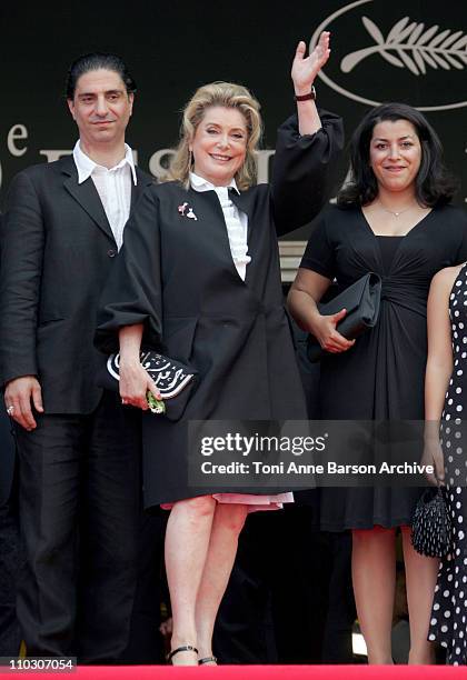 Simon Abkarian, Catherine Deneuve and Marjane Satrapi