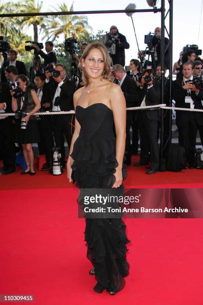 Maud Fontenoy during 2007 Cannes Film Festival - Palme D'Or - Arrivals at Palais des Festivals in Cannes, France.
