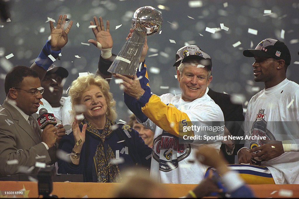 2000 Super Bowl XXXIV  - St. Louis Rams over Tennessee Titans 23-16