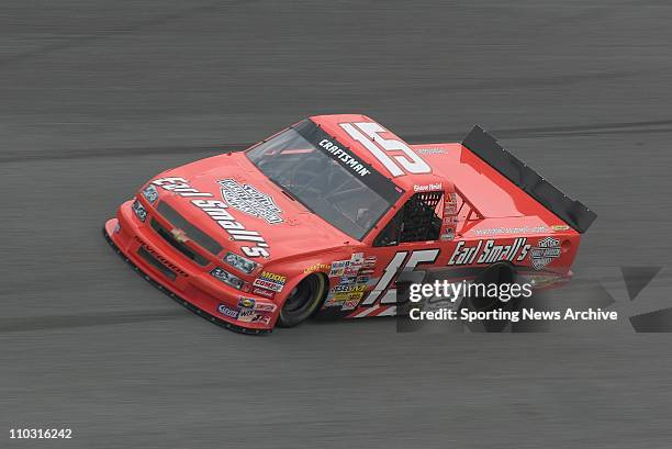 Shane Hmiel during qualifying for the Craftman Trucks Series Florida Dodge Dealers 250 at Daytona International Speedway in Daytona Beach, FL.