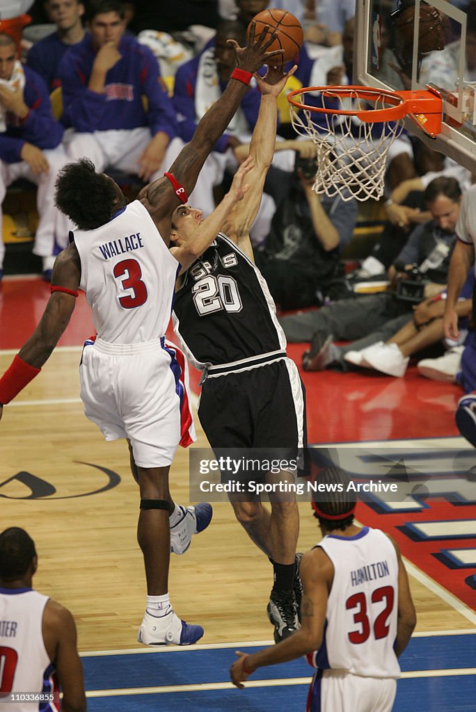 NBA Finals: Pistons vs Spurs - Game 3