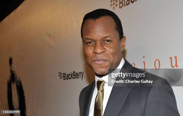 Writer Geoffrey Fletcher attends the "Precious" Pre Gala Screening Cocktail Reception Hosted by BlackBerry held at the Royal Ontario Museum during...