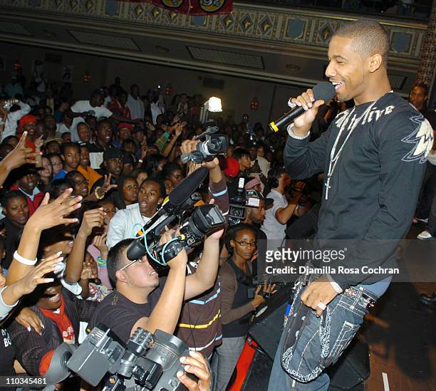 Juelz Santana Performs at the 2nd Annual Entertainers 4 Education Alliance "Stay In School" Event at The Manhattan Center on October 17th, 2007 in...