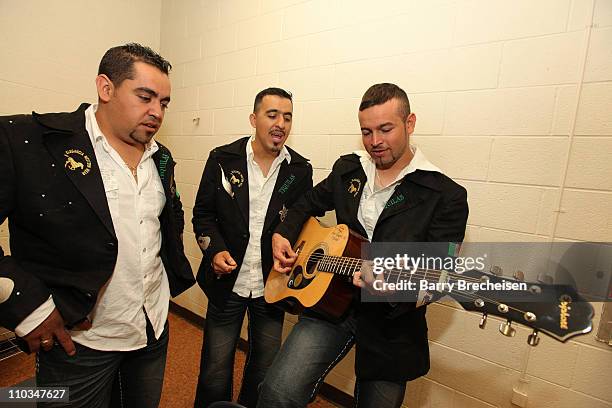 Los Compas de Terre at the Latin GRAMMY in the Schools at Benito Juarez Academy on October 2, 2009 in Chicago, Illinois.