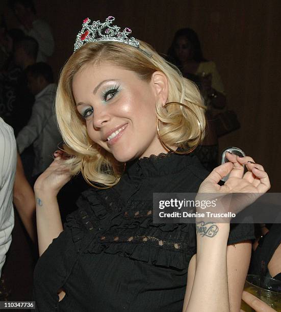 Actress/model Shanna Moakler at her 33rd birthday celebration at Prive Las Vegas in The Planet Hollywood Resort & Casino on March 29, 2008 in Las...