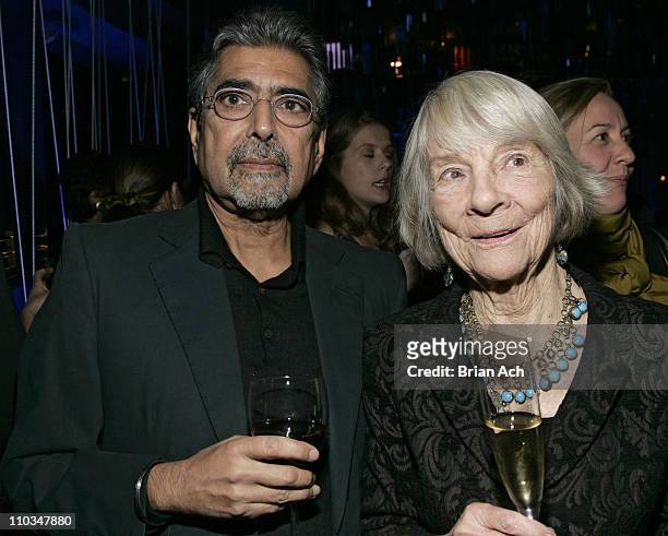 Sonny Mehta and Judith Jones at the Bon Appetit Supper Club hosts tribute dinner for Knopf editor Judith Jones on October 30 at the Bon Appetit...
