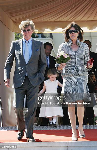 Princess Caroline of Hanover and Ernst-August of Hanover attend The 2008 International Annual Bouquet Contest at the Monte Carlo Casino Terrasse May...