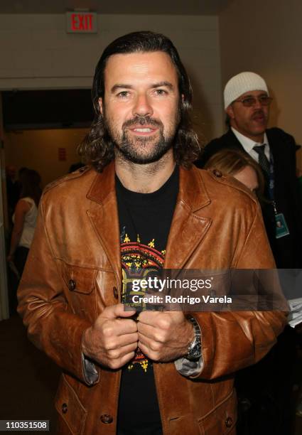 Singer Jarabe De Palo backstage during the 8th Annual Latin GRAMMY Awards at Mandalay Bay on November 8, 2007 in Las Vegas, Nevada.