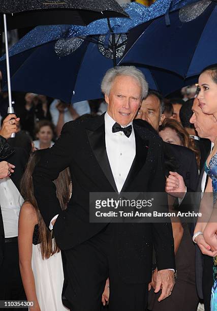 Director Clint Eastwood attends the "Changeling" Premiere at the Palais des Festivals during the 61st Cannes International Film Festival on May 20,...