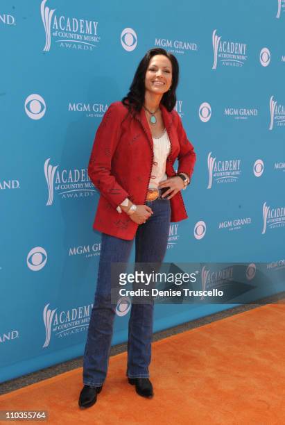 Musician Joey Martin of the band Joey + Rory arrive for the 45th Annual Academy of Country Music Awards at the MGM Grand Garden Arena on April 18,...