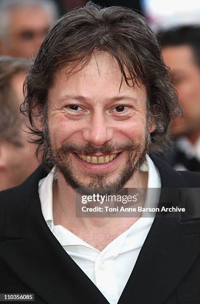 Director Mathieu Amalric attends the Palme d'Or Closing Ceremony held at the Palais des Festivals during the 63rd Annual International Cannes Film...