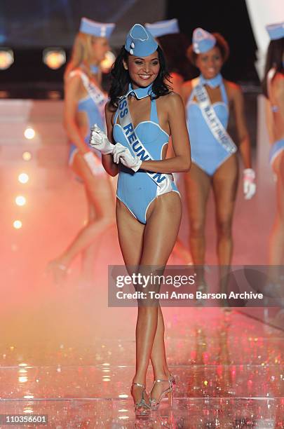 Valerie Begue, Miss Reunion is elected Miss France 2008 at the Miss France Pageant on December 8, 2007 in Dunkerque.