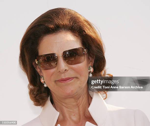 Queen Silvia of Sweden, President of Mentor International, attends the Mentor International Prevention Awards Gala at The Polo Club Saint-Tropez on...