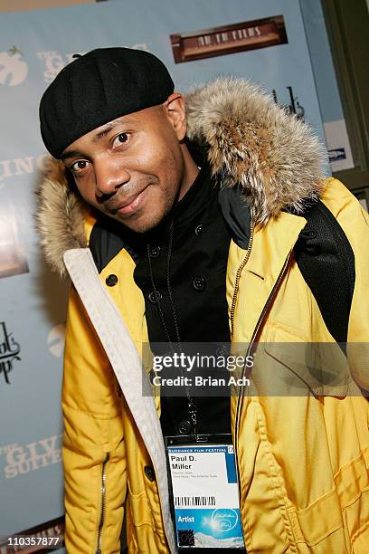 Spooky attends the AM/FM Films "Slingshot Hip Hop" premiere party on January 18, 2008 at RE:VOLVE Giving Suite in Park City, Utah.