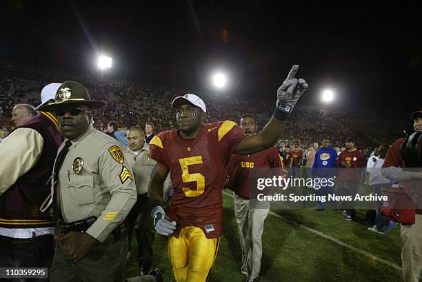 Dec 03, 2005; Los Angeles, CA, USA; NCAA FOOTBALL: REGGIE BUSH at the UCLA Bruins against the USC Trojans in Los Angeles Saturday Dec. 4, 2005. USC...