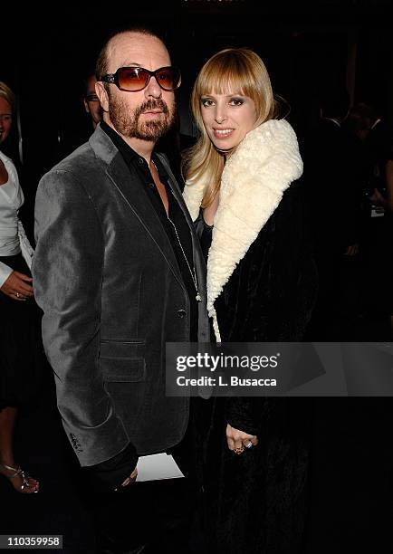 Musician Dave Stewart and Anoushka Fisz attends the 2008 Clive Davis Pre-GRAMMY party at the Beverly Hilton Hotel on February 9, 2008 in Los Angeles,...