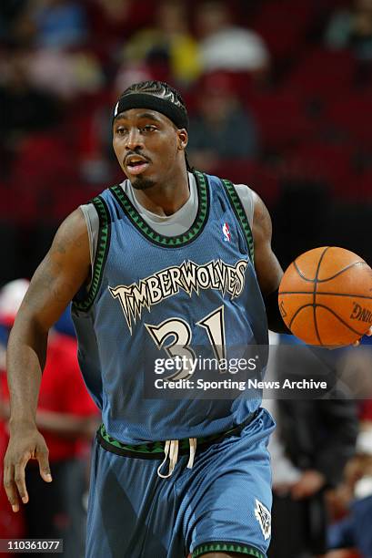 Jan 27, 2006; Houston, TX, USA; Minnesota Timberwolves RICKY DAVIS against Houston Rockets at Toyota Center in Houston, Texas. The Timberwolves beat...