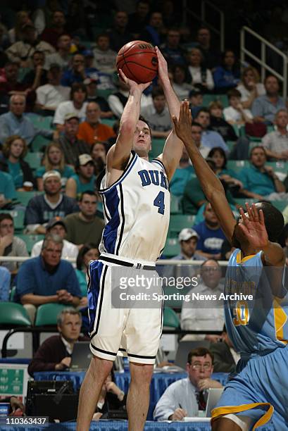 Mar 16, 2006; Greensboro, NC, USA; NCAA BASKETBALL: Duke's J.J. Redick during Southern University against Duke University at the Greensboro Coliseum...