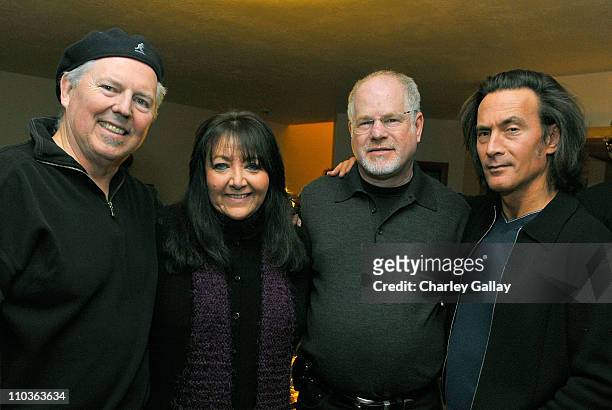 Composer George S. Clinton, vice president of Film/TV BMI Doreen Ringer Ross, director Tom DiCillo, and guest attend the Lionsgate And BMI Cocktail...